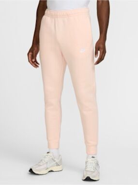 Nike Sportswear Club Fleece Joggers Sweatpants Washed Coral Men’s Size Medium